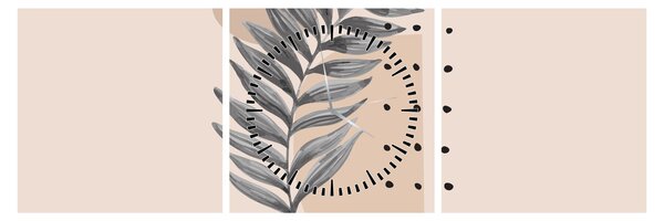 Kép - N⁰2 illusztrált lap (órával) (90x30 cm)