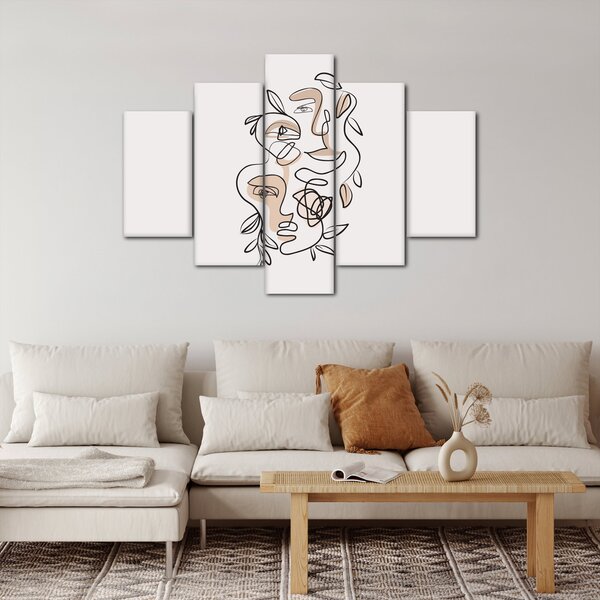 Kép - Line art arckezelés (150x105 cm)