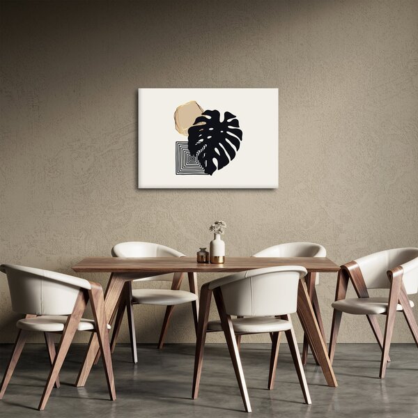 Kép - Absztrakció trópusi levelekkel N⁰2 (70x50 cm)