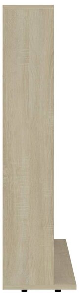 Sonoma tölgy szerelt fa CD-tartó szekrény 100x23x89,5 cm