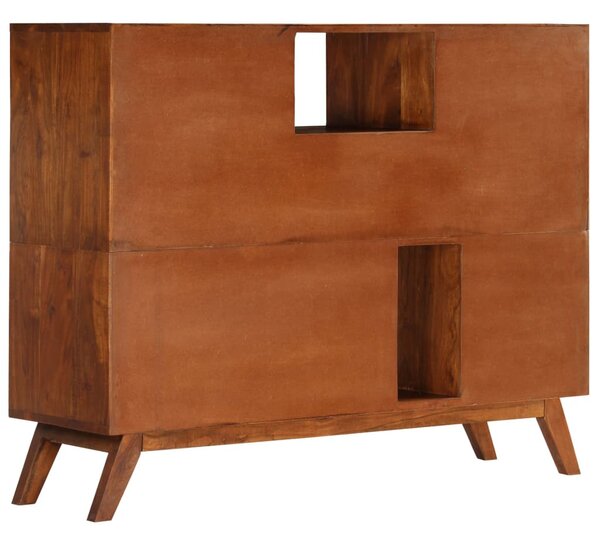 Tömör akácfa tálalószekrény 115 x 35 x 86 cm