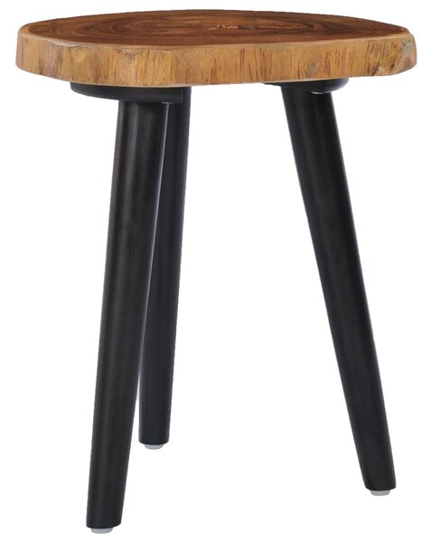 Tömör tíkfa dohányzóasztal 40 x 45 cm