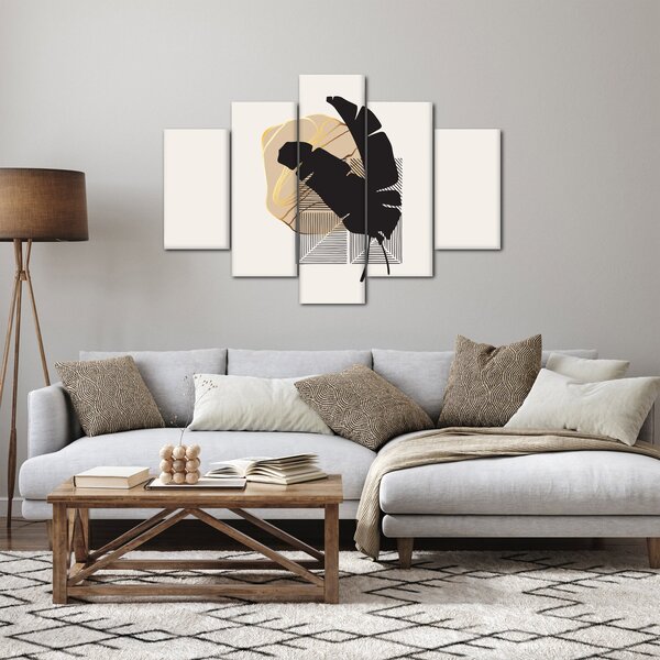 Kép - Absztrakció trópusi levelekkel N⁰4 (150x105 cm)