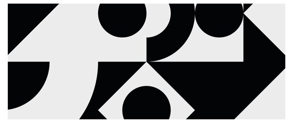 Kép - Geometriai absztrakció N⁰1 (120x50 cm)