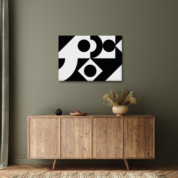 Kép - Geometriai absztrakció N⁰1 (70x50 cm)
