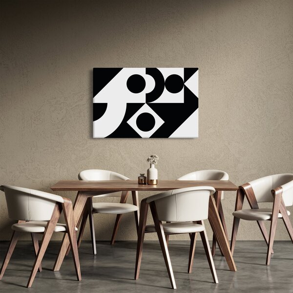 Kép - Geometriai absztrakció N⁰1 (90x60 cm)