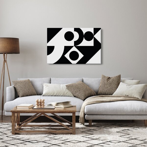 Kép - Geometriai absztrakció N⁰1 (90x60 cm)
