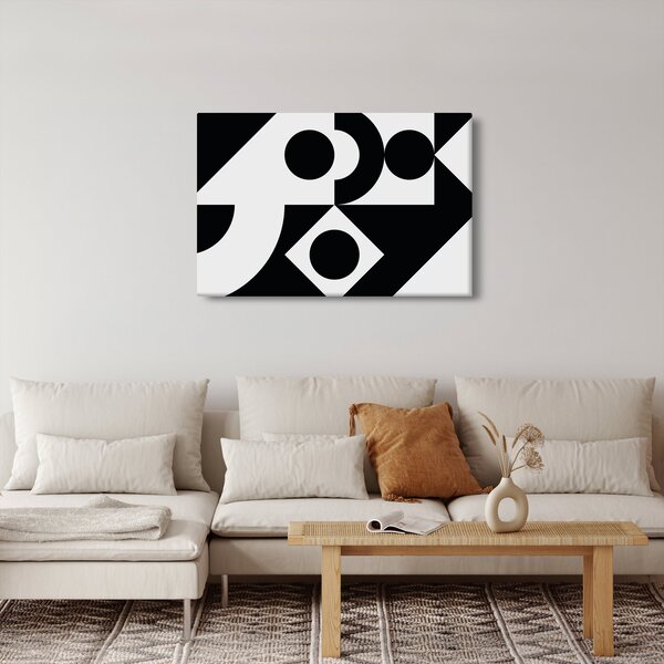 Kép - Geometriai absztrakció N⁰1 (90x60 cm)