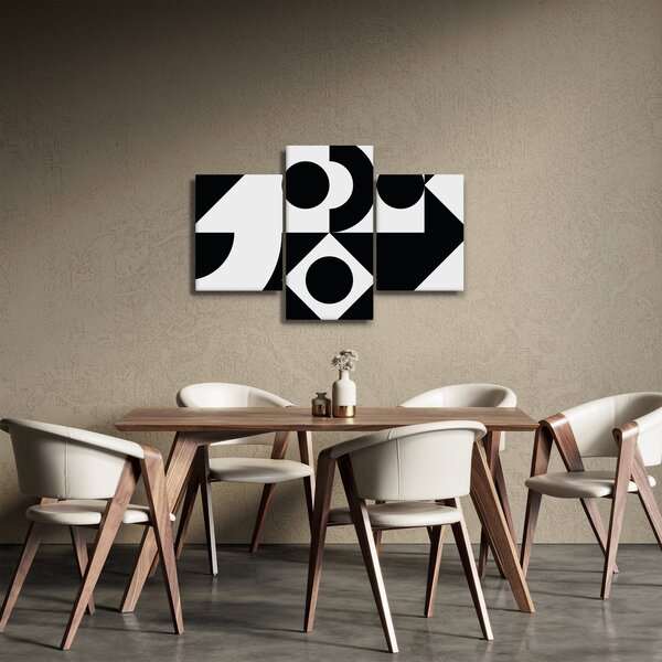 Kép - Geometriai absztrakció N⁰1 (90x60 cm)