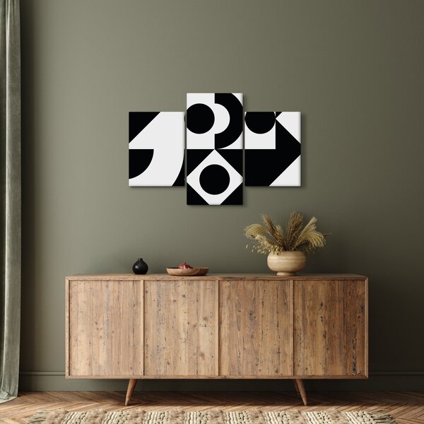 Kép - Geometriai absztrakció N⁰1 (90x60 cm)
