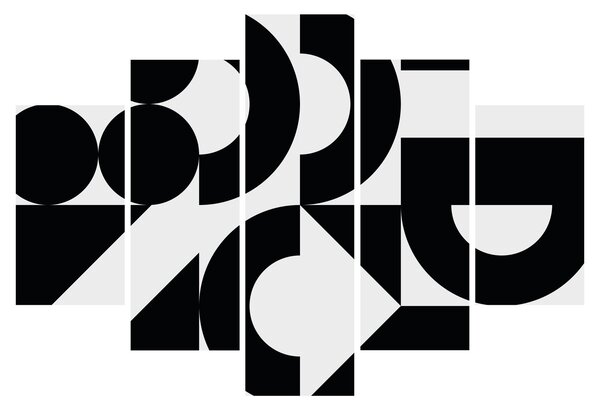 Kép - Geometriai absztrakció N⁰2 (150x105 cm)
