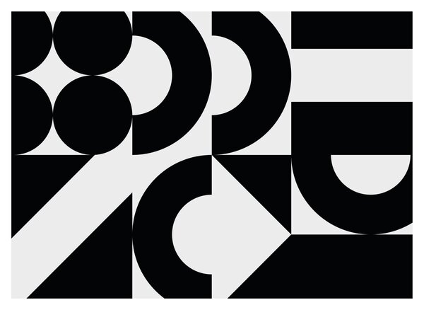 Kép - Geometriai absztrakció N⁰2 (70x50 cm)