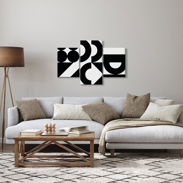 Kép - Geometriai absztrakció N⁰2 (90x60 cm)