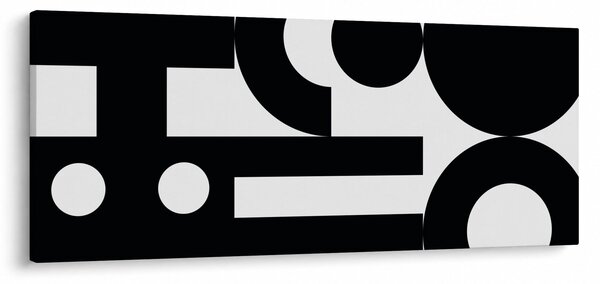 Kép - Geometriai absztrakció N⁰3 (120x50 cm)