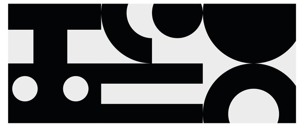 Kép - Geometriai absztrakció N⁰3 (120x50 cm)