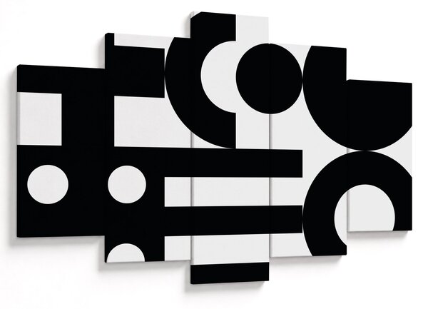 Kép - Geometriai absztrakció N⁰3 (150x105 cm)