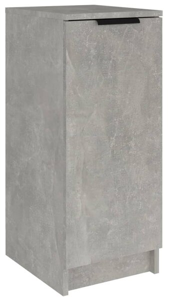 Betonszürke szerelt fa cipőszekrény 30x35x70 cm