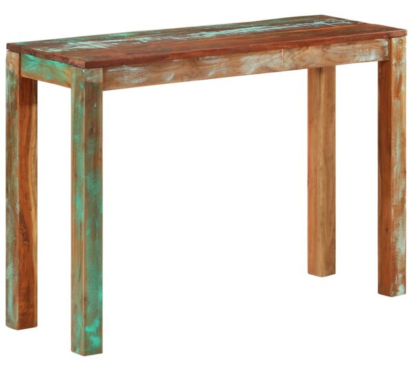 Tömör újrahasznosított fa tálalóasztal 110 x 35 x 76 cm