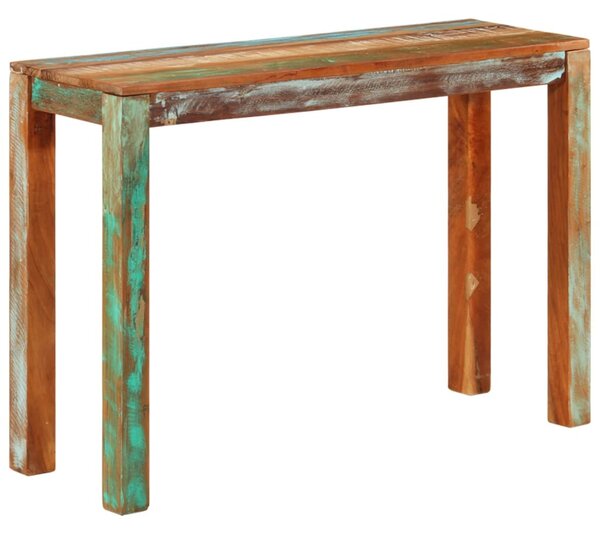 Tömör újrahasznosított fa tálalóasztal 110 x 35 x 76 cm