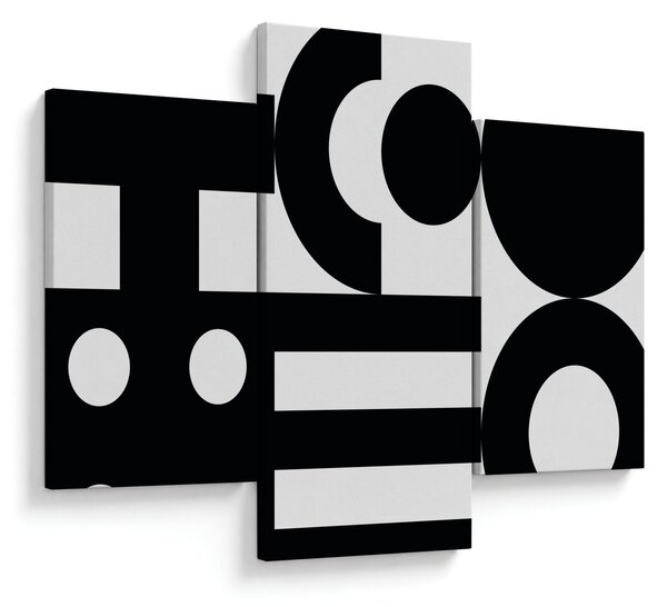 Kép - Geometriai absztrakció N⁰3 (90x60 cm)