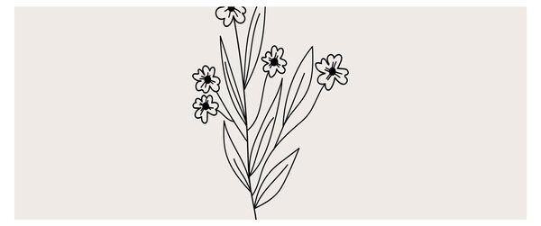 Kép - Mező Virág N⁰1 (120x50 cm)