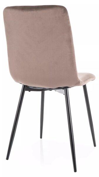Étkezőszék DAREN VELVET cappuccino