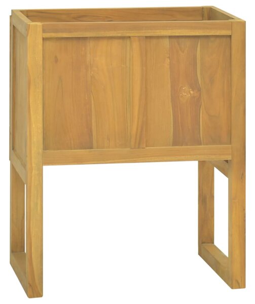 Tömör tíkfa fürdőszobaszekrény 60 x 40 x 75 cm