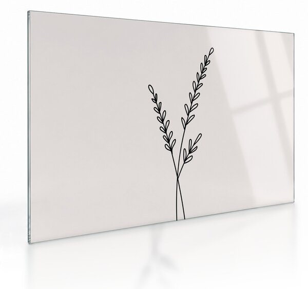 Üveg kép - rét virág N⁰2 (70x50 cm)