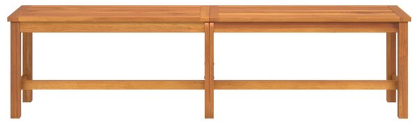 Tömör akácfa kerti pad 180 x 35 x 45 cm
