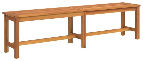 Tömör akácfa kerti pad 180 x 35 x 45 cm