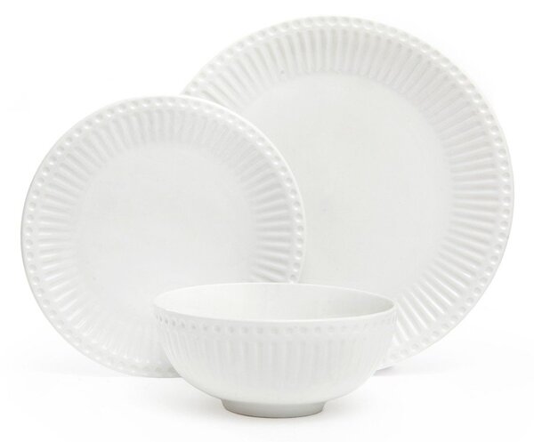 Porcelán étkészlet 12 db-os Purita – Bonami Essentials