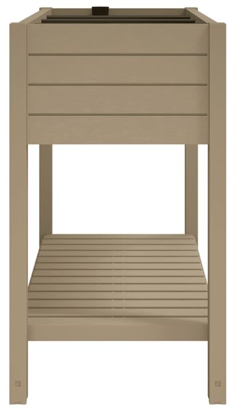 Világosbarna polipropilén magaságyás 110x45x79 cm