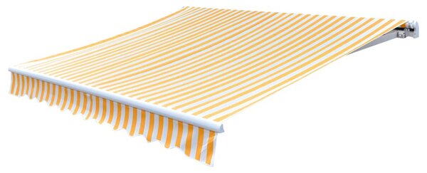 Napraforgó sárga/fehér napellenző ponyva 3x2,5 m (keret nélkül)