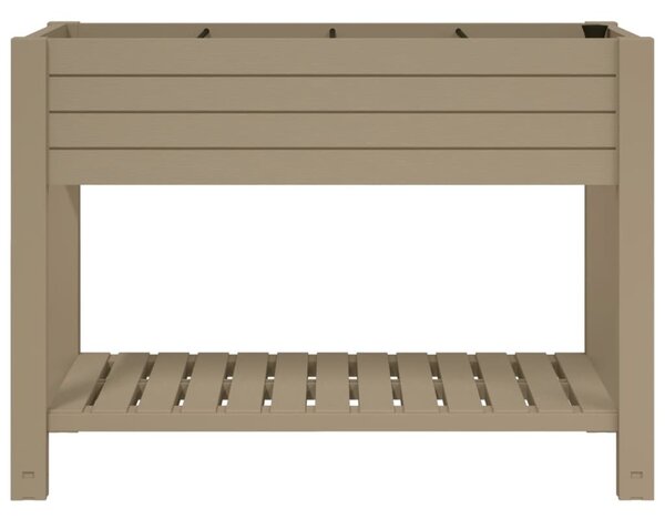 Világosbarna polipropilén magaságyás 110x45x79 cm