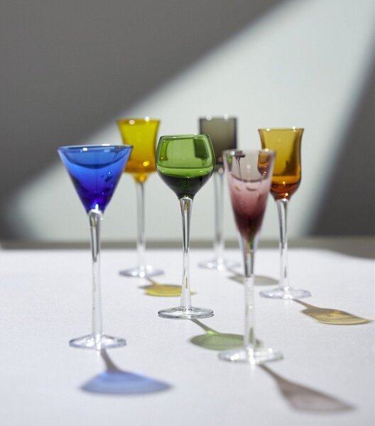 Röviditalos pohár szett 6 db-os 50 ml – Lyngby Glas