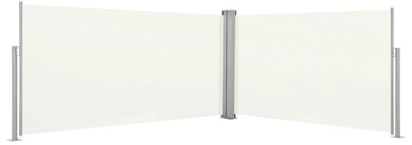 Összecsukható oldalsó napellenző 160x600 cm krém