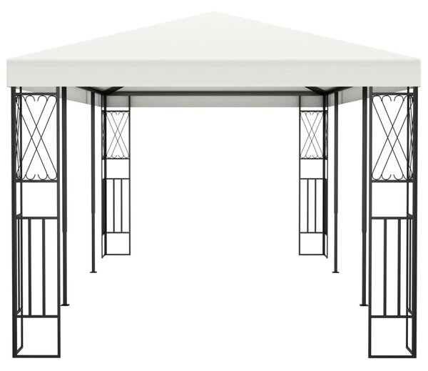 Krémszínű szövetpavilon 3 x 6 m