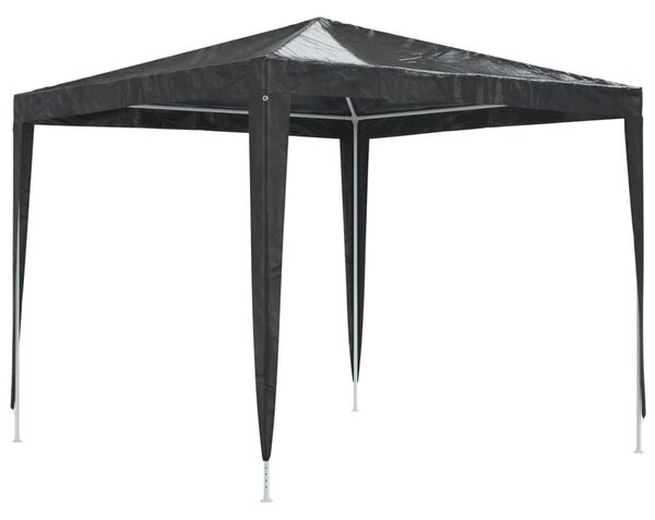 Antracitszürke rendezvénysátor 2,5 x 2,5 m 90 g/m²