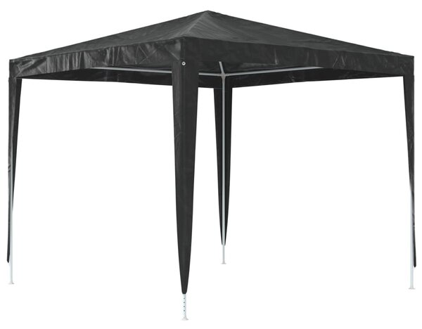 Antracitszürke rendezvénysátor 2,5 x 2,5 m 90 g/m²