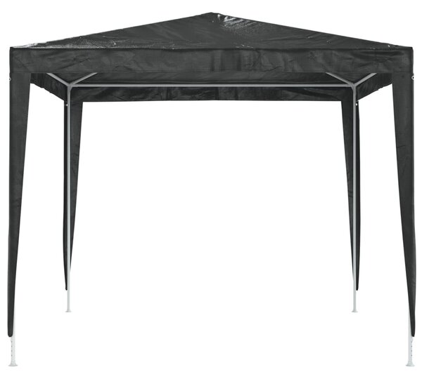 Antracitszürke rendezvénysátor 2,5 x 2,5 m 90 g/m²