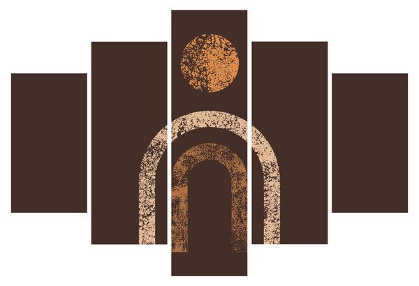 Kép - Narancssárga ívek N⁰1 (150x105 cm)