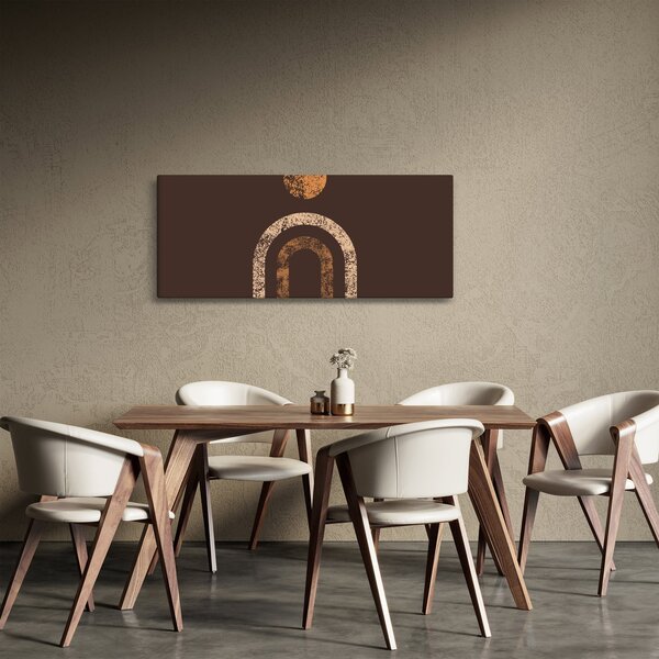Kép - Narancssárga ívek N⁰1 (120x50 cm)