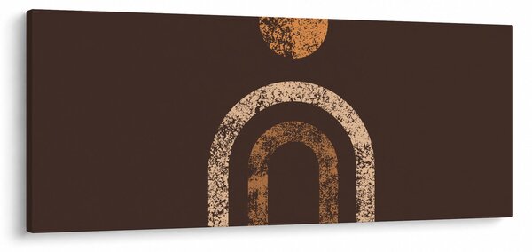 Kép - Narancssárga ívek N⁰1 (120x50 cm)