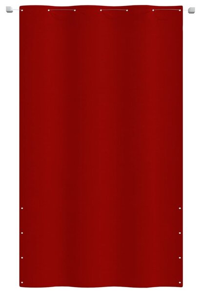 Piros oxford-szövet erkélyparaván 140 x 240 cm