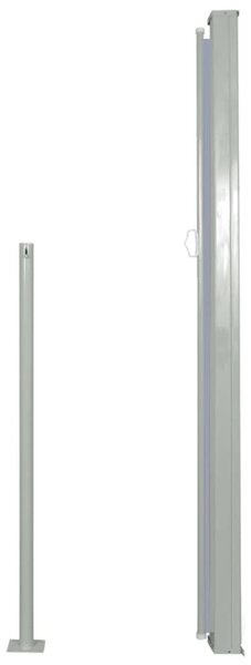 Veranda behúzható válaszfal 160 x 300 cm szürke