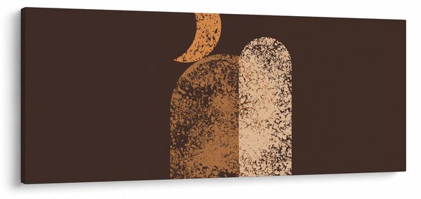 Kép - Narancssárga ívek N⁰2 (120x50 cm)