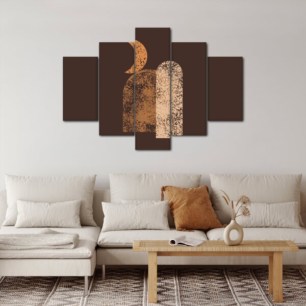 Kép - Narancssárga ívek N⁰2 (150x105 cm)