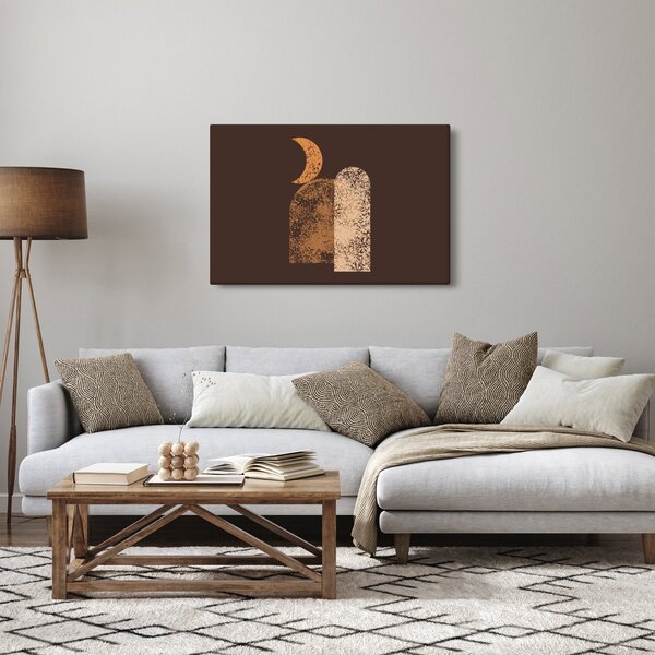Kép - Narancssárga ívek N⁰2 (90x60 cm)