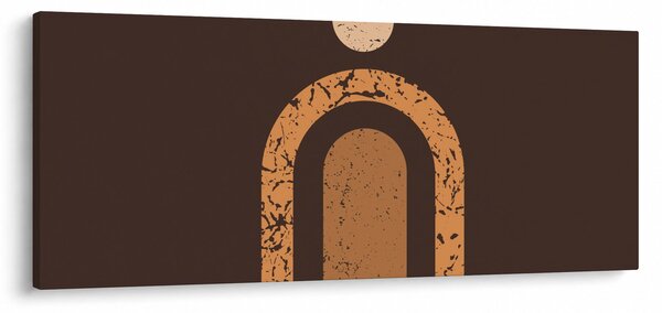 Kép - Narancssárga ívek N⁰3 (120x50 cm)