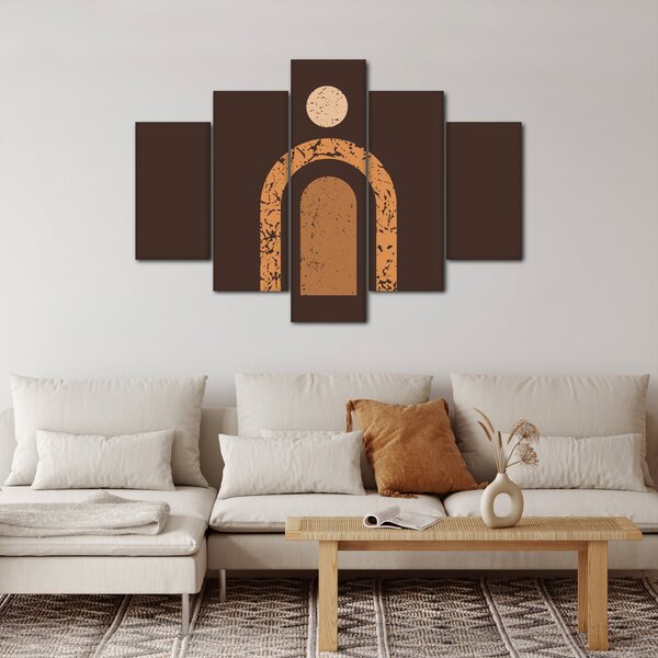Kép - Narancssárga ívek N⁰3 (150x105 cm)